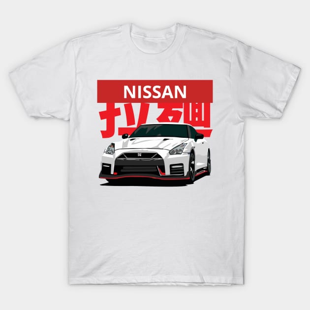 nissan gtr T-Shirt by artoriaa